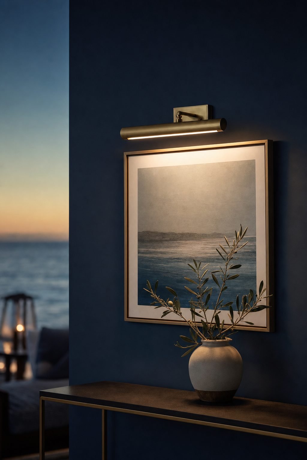 Quiet, atmospheric interior moment reflecting Bay Harbor Cleaning Co.'s considered standard of care